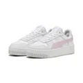 PUMA Damen Carina Street Sneakers 40 White Rose Mauve Feather Gray Pink