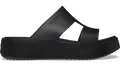 Crocs | Damen | Getaway Platform H-Strap | Sandalen | Schwarz | 39 209409-001-W9