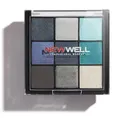 NEWWELL Makeup Lidschatten Palette Blau, Intensives und langanhaltendes Finish, Vegane Formel, Allwettertauglich, 9 Farben Lidschattenpalette 02