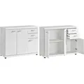 Sideboard PROCONTOUR "Sun BESTSELLER", weiß, B:90cm H:74cm T:35cm, Sideboards, Höhe 74cm mit variabel verstellbaren Einlegeboden