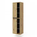 Vicco Badschrank Viola, Artisan-Eiche, 50 x 170 cm, zur Wandmontage geeignet und mit weiteren Viola Möbeln kombinierbar