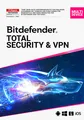 Bitdefender Total Security & VPN 2025 10 Geräte 1 Jahr ESD-Key per eMail