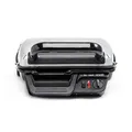 Tefal Kontaktgrill 2in1, Sandwichmaker, aufklappbar als Tischgrill/BBQ mit doppelter Grillfläche, regelbarer Thermostat, antihaftbeschichtet, 2000W, 38.3x21x38.8cm, GC3050