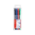 STABILO Tintenschreiber sensor 4er Etui/189-4, farblich sortiert, Inh. 4 189-4
