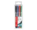 STABILO Fineliner Sensor, (4-tlg), hält jedem Schreibdruck stand