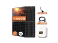3000W Solaranlage Photovoltaik - bifaziale Solarmodule