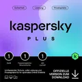 Kaspersky Plus (1 User, 1 Geräte/User, 12 Monate) (KL1042GDAFS-P-ESD)