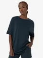 SUPER.NATURAL T-Shirt für Damen, nachhaltig, Merino OVERSIZED BIO funktionell
