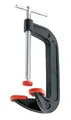BESSEY DHCC-6, 15,2 cm Doppelkopf-C-Klemme, rot/schwarz