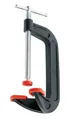 DHCC6, 15,2 cm DoppelkopfCKlemme, rot/schwarz