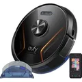 Eufy RoboVac X8 Hybrid EU Roboterstaubsauger Beutellos Schwarz - Schwarz