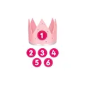 Geburtstagskrone rosa