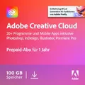 Adobe Creative Cloud Individual | Alle Anwendungen | Jahresabonnement
