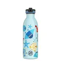24BOTTLES Kids Water Bottle with Straw for Elementary School and Kindergarten 50