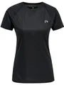 Newline Damen Women Core Running S/S T-Shirt, Schwarz, M EU
