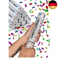 10 Konfettikanonen Bunt - Einfach & Sicher zu Bedienen - 5-8 Meter langen