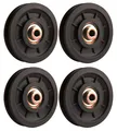 90mm Seilrolle Umlenkrolle Universallager Riemenscheibe für Gym Fitnessgeräte...