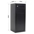 Rottner Einwurftresor Cashmatic 1 Doppelbartschloss (18.25 l) (T04723)