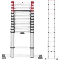 Hailo Teleskopleiter FlexLine T80, 7113-131, Länge 3,8m, aus Aluminium mit 13 Sprossen