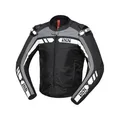 IXS RS-500 1.0 Motorrad Leder- / Textiljacke, schwarz/grau/weiß, 50