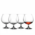 Lyngby Glas Cognacglas Juvel 4er Set, Schnapsgläser, Kristallglas, 690 ml