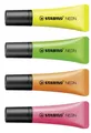 STABILO Textmarker NEON, 4er Set | NEON | 72/4-1-5 | 2019 | Stabilo