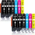 12er Pack Druckerpatronen 580 581 XXL kompatibel mit Canon TS9550