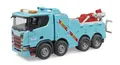 bruder 03553 - Scania Super 560R Berge- und Abschlepp-LKW mit Light & Sound Modul - 1:16 Fahrzeuge, Abschleppwagen, Abschlepper, Pannenhilfe, Transporter, Blau