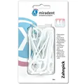 Miradent Zahnpick Zahnseidensticks 30 Stück Packung, 2er Pack (2x 30 Stück)