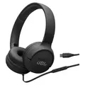 JBL Tune 520C, kabelgebundene On-Ear-Kopfhörer, schwarz - Schwarz