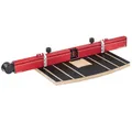Woodpeckers DP-Pro TCS Bohrmaschinentisch mit Schienenklemmschlitzen, hergestellt in den USA, integrierte Staubsammlung im Zaun, mikroverstellbare Flip-Stopps - DPPROT