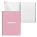 MIQUELRIUS Eco Emotions Collegeblock DIN A4 kariert pink
