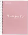 MIQUELRIUS Collegeblock "Notebook EMOTIONS" DIN A4 rosa kariert 80 Blatt