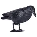 Swissinno Vogelabwehr Taubenabwehr-Rabe, Rabe aus Kunststoff, schwarz
