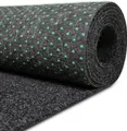 MDEKOR Kunstrasen Rasenteppich outdoor Meterware Höhe 6,5mm, 50x100cm Anthrazit, Anthra 900 (Anthrazit)