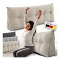 ELONEO Rückenkissen Bett- und Rückenstützkissen >Sand< 140cm