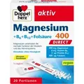 Magnesium 400 + B-Vitamine direct (20 Portionsbeutel)