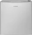 Bomann Mini-Kühlschrank KB 7346 | 42L | leise 39 dB | Edelstahl-Optik | Büro Camping Gaming | Energieklasse E, E (Spektrum A bis G)