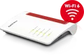 AVM FRITZ!Box 7530 AX Wireless Router DSL-Modem 4-Port-Switch 1GbE Wi-Fi 6 Dual-Band VoIP-Telefonadapter DECT FRITZ!Box 7530 AX Germany VDSL ADSL line DSL Wi-Fi 6 Mesh 4x Gigabit Ethernet RJ-45 RJ-11 USB (20002930)