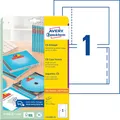 AVZ C32250-25 - CD-Einleger, Inkjet, Laser, 25 Stück, weiß