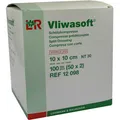 Vliwasoft Schlitzkompressen 10x10cm 4-lagig steril Kompressen Inhalt: 100 St