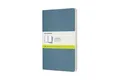 Moleskine Cahier Large/A5, 3er Set, Blanko, Lebhaftes Blau, Moleskine