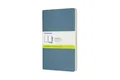 Moleskine Cahier Large/A5, 3er Set, Blanko, Lebhaftes Blau