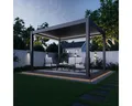 Weide Pergola Deluxe Plus Elektrisch Pavillon Aluminium LED 3x4 M, BxTxH: 400x300x255 cm