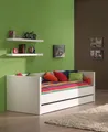 Tagesbett Lara mit Lattenrost - weiß