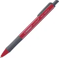 STABILO® Kugelschreiber pointball NatureCOLORS Wildflower, Strichstärke 0,5 mm, Schreibfarbe blau, Schaftfarbe rot, nachfüllbar, 1 Stück 670001