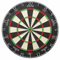 KOTO - King Pro 360 Profi Dartscheibe, Zahlenring, Offizielle Turniermaße mit Hochwertiges Sisal und Ultradünner Draht