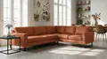 Ecksofa HOME AFFAIRE "Pinto, XXL, 250/290 cm, langer Schenkel, Ottomane", braun (cognac), B:290cm H:85cm T:250cm