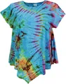 Guru-Shop Longbluse Batiktunika, Boho Strandtunika, Maxitunika,.. alternative Bekleidung