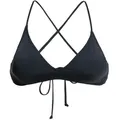 Triangel-Bikini-Top ROXY "Beach Classics", Damen, Gr. L, Cup B, grau (anthrazit), 87% Nylon, 13% Elasthan, Bikini-Oberteile